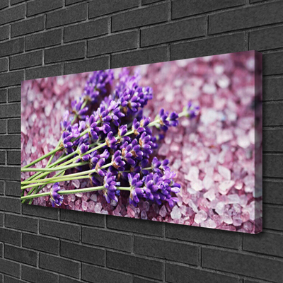 Tablou pe panza canvas Flori Floral violet