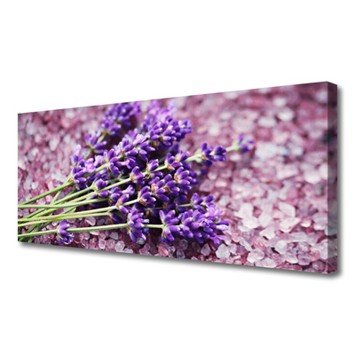 Tablou pe panza canvas Flori Floral violet