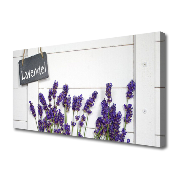 Tablou pe panza canvas Flori Floral violet