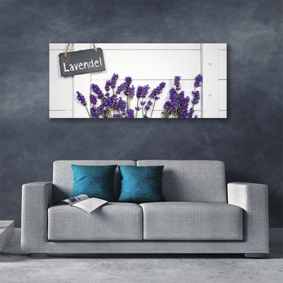 Tablou pe panza canvas Flori Floral violet