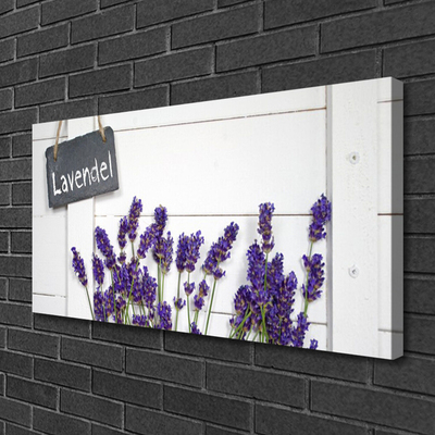 Tablou pe panza canvas Flori Floral violet