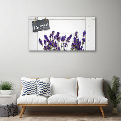 Tablou pe panza canvas Flori Floral violet