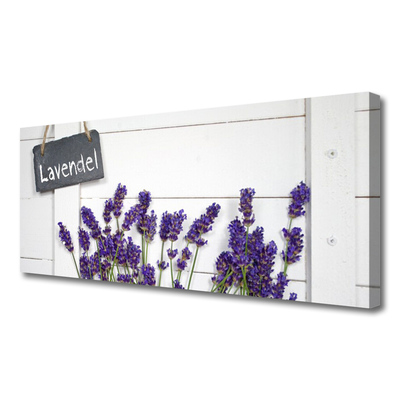 Tablou pe panza canvas Flori Floral violet