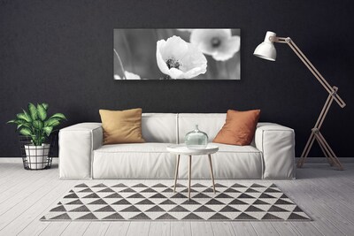Tablou pe panza canvas Maci Floral Gray