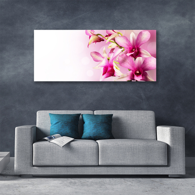 Tablou pe panza canvas Flori roz Floral