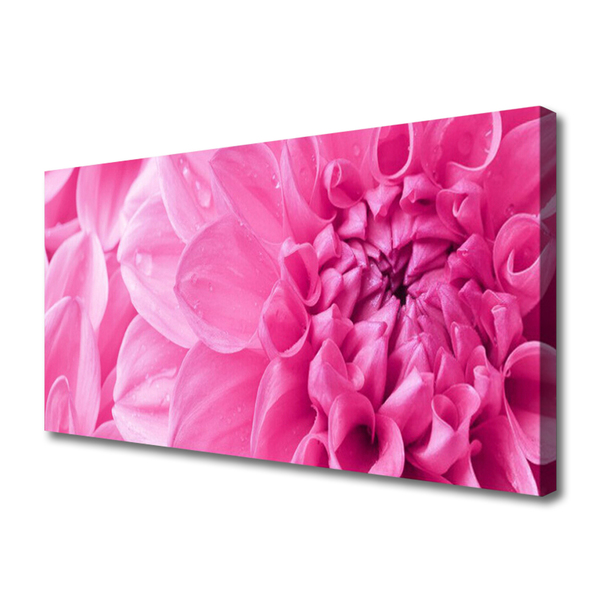 Tablou pe panza canvas Flori roz Floral