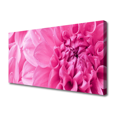 Tablou pe panza canvas Flori roz Floral