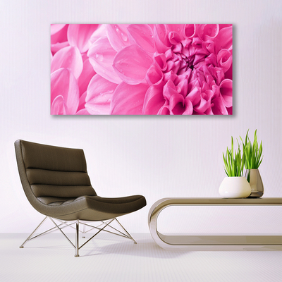 Tablou pe panza canvas Flori roz Floral