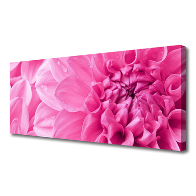 Tablou pe panza canvas Flori roz Floral