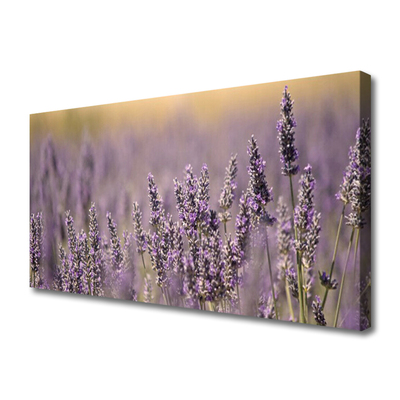 Tablou pe panza canvas Flori Floral violet