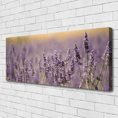 Tablou pe panza canvas Flori Floral violet