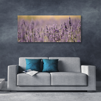 Tablou pe panza canvas Flori Floral violet