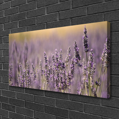 Tablou pe panza canvas Flori Floral violet