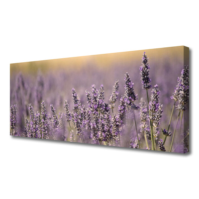 Tablou pe panza canvas Flori Floral violet