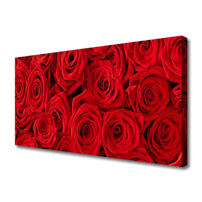 Tablou pe panza canvas Trandafiri Floral Red