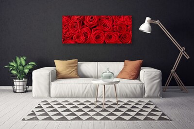 Tablou pe panza canvas Trandafiri Floral Red