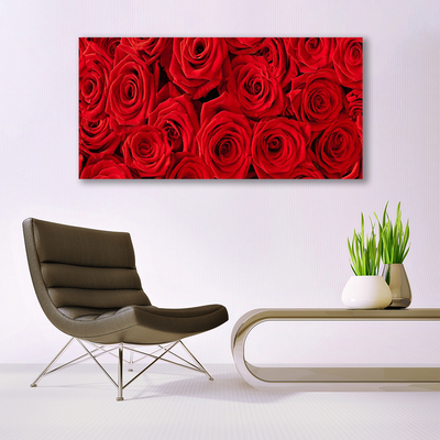 Tablou pe panza canvas Trandafiri Floral Red