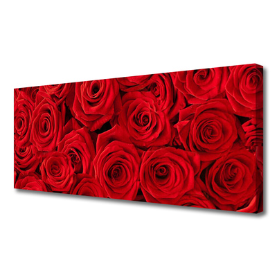 Tablou pe panza canvas Trandafiri Floral Red