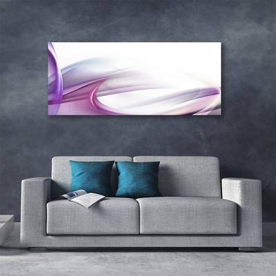 Tablou pe panza canvas Abstract Art Roz Alb