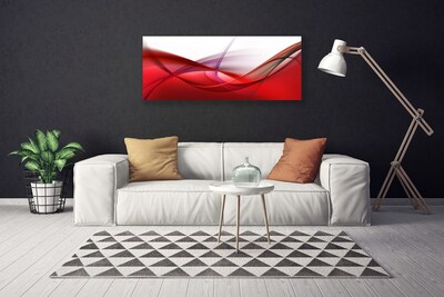 Tablou pe panza canvas Abstract Art Portocaliu Roz Alb