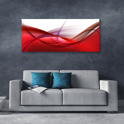 Tablou pe panza canvas Abstract Art Portocaliu Roz Alb