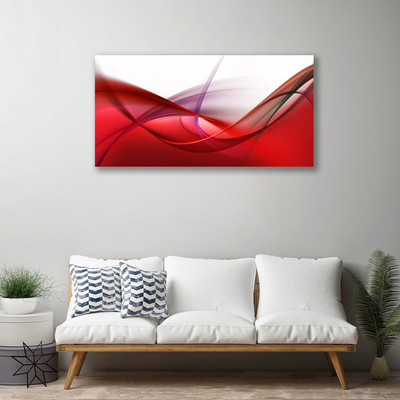 Tablou pe panza canvas Abstract Art Portocaliu Roz Alb