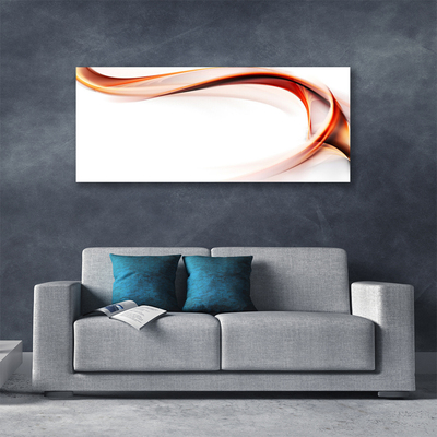 Tablou pe panza canvas Abstract Art Galben Portocaliu Alb