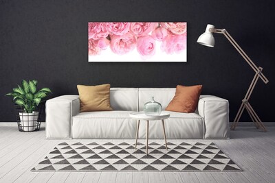 Tablou pe panza canvas Trandafiri roz Floral