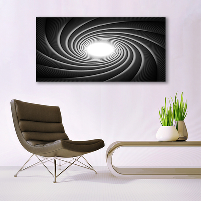 Tablou pe panza canvas Abstract Art Gri Alb Negru