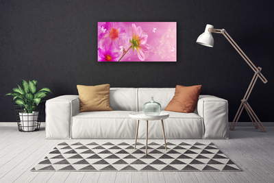 Tablou pe panza canvas Flori roz Floral