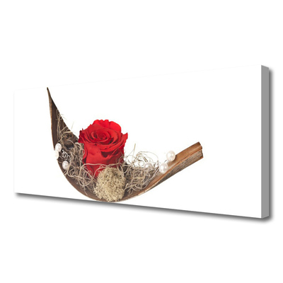 Tablou pe panza canvas Rose Floral Red