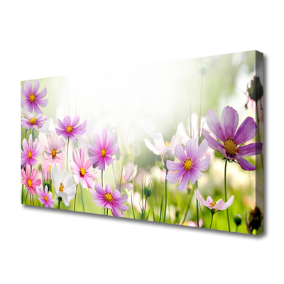 Tablou pe panza canvas Flori roz Floral