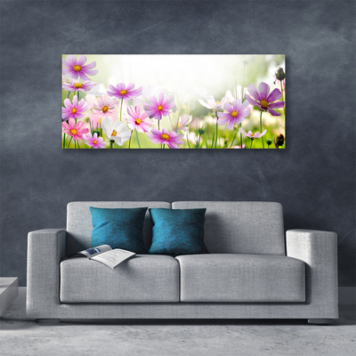 Tablou pe panza canvas Flori roz Floral