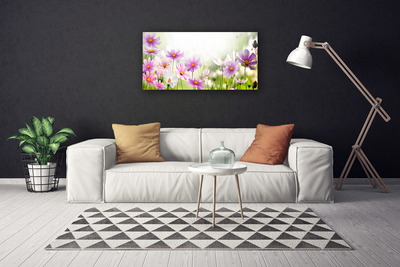 Tablou pe panza canvas Flori roz Floral