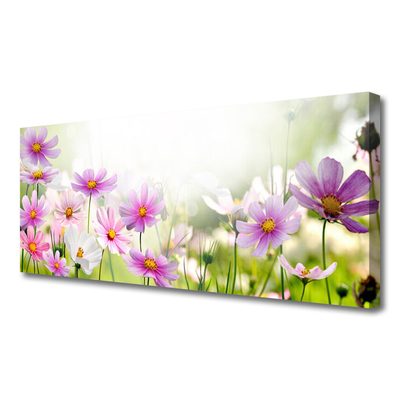 Tablou pe panza canvas Flori roz Floral