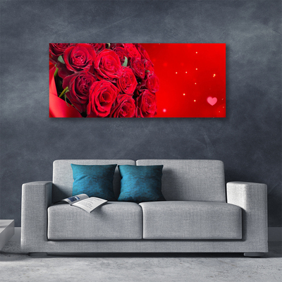 Tablou pe panza canvas Trandafiri Floral Red