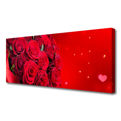 Tablou pe panza canvas Trandafiri Floral Red