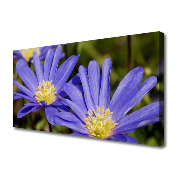 Tablou pe panza canvas Flori Floral violet