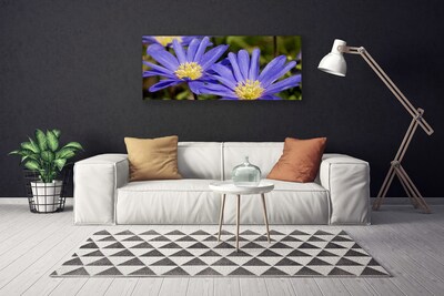 Tablou pe panza canvas Flori Floral violet