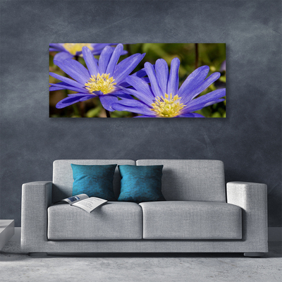 Tablou pe panza canvas Flori Floral violet