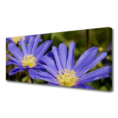 Tablou pe panza canvas Flori Floral violet