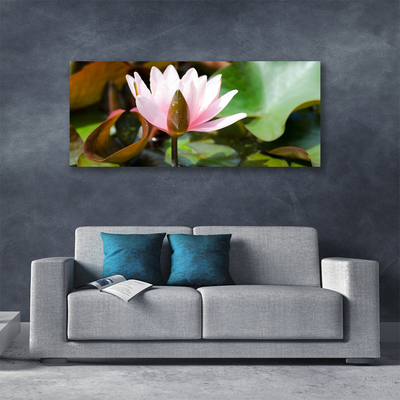 Tablou pe panza canvas Florale flori roz