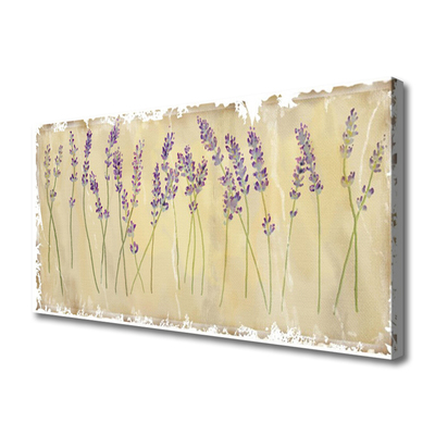 Tablou pe panza canvas Flori Floral violet