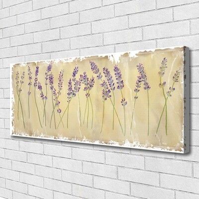 Tablou pe panza canvas Flori Floral violet