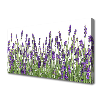 Tablou pe panza canvas Flori Floral violet