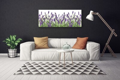 Tablou pe panza canvas Flori Floral violet