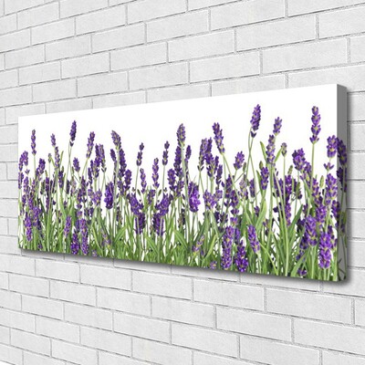 Tablou pe panza canvas Flori Floral violet