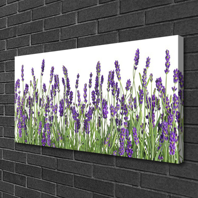 Tablou pe panza canvas Flori Floral violet