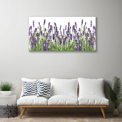 Tablou pe panza canvas Flori Floral violet