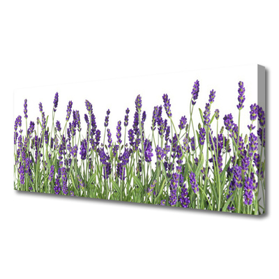 Tablou pe panza canvas Flori Floral violet